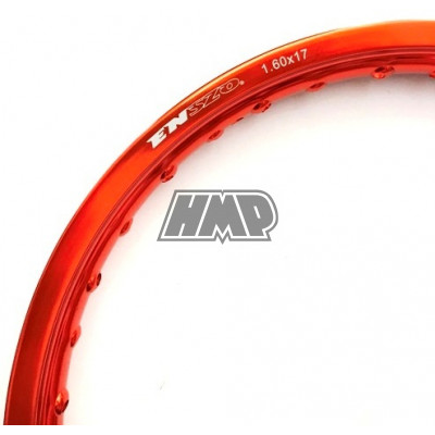 Aro alumínio laranja 3.50 X 17 - 32 / 36 furos - ENSZO